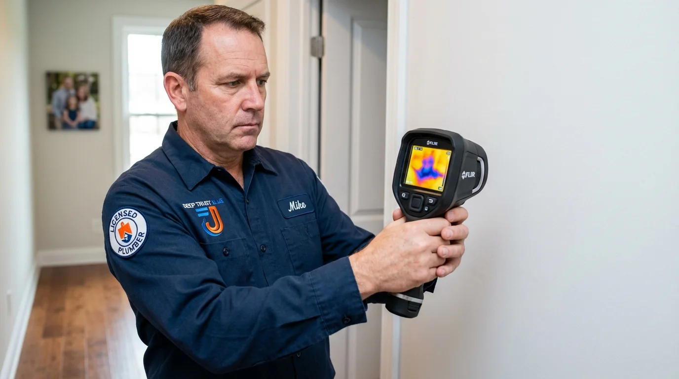 Thermal imaging leak detection by Johns Plumbing LLC in Rockville Centre